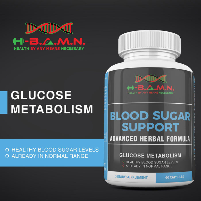[ 6 PACK ] Advanced Herbal Blood sugar support- All natural Blood sugar lowering supplement [ POD30 ]