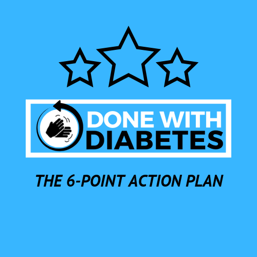 Done With Diabetes 6-point Action Plan **FREE WORKBOOK**